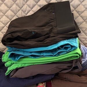 Multiple women’s scrub pants